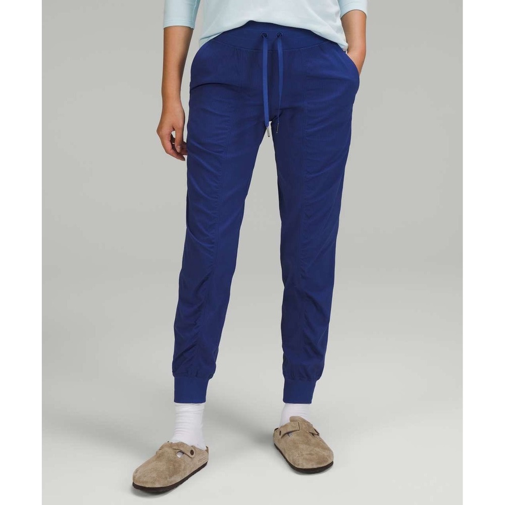Lululemon Dance Studio Mid Rise Jogger Pants Full Length Psychic Blue Travel 2